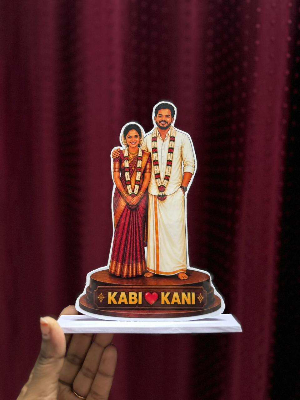 Wedding Themed Customised Caricature